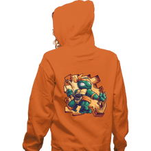 Load image into Gallery viewer, Secret_Shirts Zippered Hoodies, Unisex / Small / Red Toy Mike!