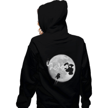 Load image into Gallery viewer, Shirts Zippered Hoodies, Unisex / Small / Black Robot Love
