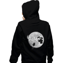 Load image into Gallery viewer, Shirts Zippered Hoodies, Unisex / Small / Black Robot Love