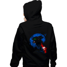 Load image into Gallery viewer, Shirts Zippered Hoodies, Unisex / Small / Black Night Fury