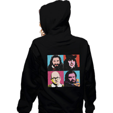 Load image into Gallery viewer, Shirts Zippered Hoodies, Unisex / Small / Black Warhol Vampires
