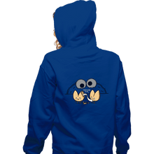 Load image into Gallery viewer, Shirts Zippered Hoodies, Unisex / Small / Royal Blue Unfortunate Cookie