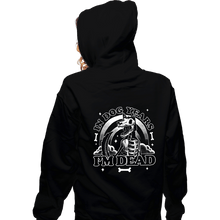 Load image into Gallery viewer, Shirts Zippered Hoodies, Unisex / Small / Black In Dog Year