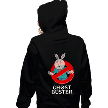 Load image into Gallery viewer, Secret_Shirts Zippered Hoodies, Unisex / Small / Black GhostBuster