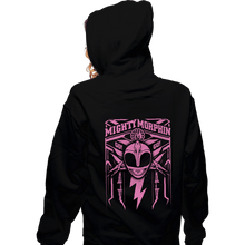 Load image into Gallery viewer, Shirts Zippered Hoodies, Unisex / Small / Black Pink Ranger