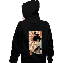 Load image into Gallery viewer, Secret_Shirts Zippered Hoodies, Unisex / Small / Black AfroSamurai