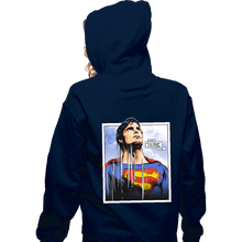 Load image into Gallery viewer, Shirts Zippered Hoodies, Unisex / Small / Navy Look Up