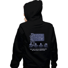 Load image into Gallery viewer, Daily_Deal_Shirts Zippered Hoodies, Unisex / Small / Black Demoralized Aliens