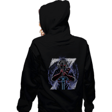 Load image into Gallery viewer, Daily_Deal_Shirts Zippered Hoodies, Unisex / Small / Black Hero's Shadow