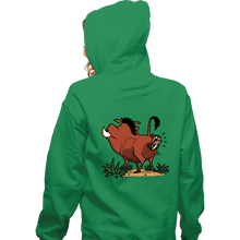 Load image into Gallery viewer, Secret_Shirts Zippered Hoodies, Unisex / Small / Irish Green Savanna Detective
