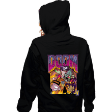 Load image into Gallery viewer, Daily_Deal_Shirts Zippered Hoodies, Unisex / Small / Black DOOOM
