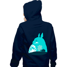 Load image into Gallery viewer, Shirts Zippered Hoodies, Unisex / Small / Navy Silhouettes
