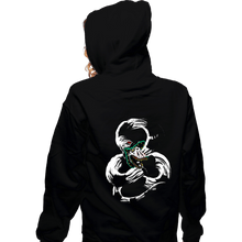 Load image into Gallery viewer, Secret_Shirts Zippered Hoodies, Unisex / Small / Black Sandworm
