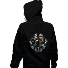 Load image into Gallery viewer, Daily_Deal_Shirts Zippered Hoodies, Unisex / Small / Black Masked Homies