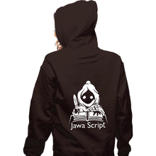 Load image into Gallery viewer, Shirts Zippered Hoodies, Unisex / Small / Dark Chocolate Jawa Script