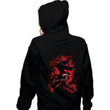 Load image into Gallery viewer, Daily_Deal_Shirts Zippered Hoodies, Unisex / Small / Black The Animatronic Fox