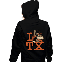 Load image into Gallery viewer, Secret_Shirts Zippered Hoodies, Unisex / Small / Black I Love TX
