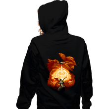 Load image into Gallery viewer, Daily_Deal_Shirts Zippered Hoodies, Unisex / Small / Black Elden Adventure