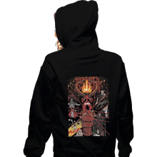 Load image into Gallery viewer, Shirts Zippered Hoodies, Unisex / Small / Black Hand Of Doom
