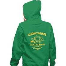 Load image into Gallery viewer, Shirts Zippered Hoodies, Unisex / Small / Irish Green Know Where Camp