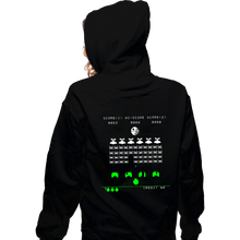 Load image into Gallery viewer, Daily_Deal_Shirts Zippered Hoodies, Unisex / Small / Black Star Invaders