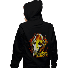 Load image into Gallery viewer, Daily_Deal_Shirts Zippered Hoodies, Unisex / Small / Black General Kenobi Meme