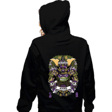 Load image into Gallery viewer, Daily_Deal_Shirts Zippered Hoodies, Unisex / Small / Black Samurai Donnie