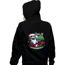 Load image into Gallery viewer, Daily_Deal_Shirts Zippered Hoodies, Unisex / Small / Black Is This Christmas?