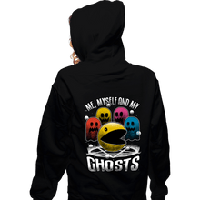 Load image into Gallery viewer, Daily_Deal_Shirts Zippered Hoodies, Unisex / Small / Black Me Myself And My Ghosts