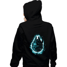 Load image into Gallery viewer, Secret_Shirts Zippered Hoodies, Unisex / Small / Black Hyperdriving