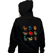Load image into Gallery viewer, Shirts Zippered Hoodies, Unisex / Small / Black Dino Role Play
