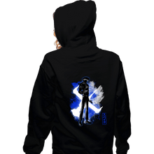 Load image into Gallery viewer, Shirts Zippered Hoodies, Unisex / Small / Black Cosmic Cowboy
