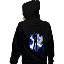 Load image into Gallery viewer, Shirts Zippered Hoodies, Unisex / Small / Black Cosmic Cowboy