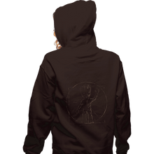 Load image into Gallery viewer, Shirts Zippered Hoodies, Unisex / Small / Dark Chocolate Vitruvian Groot