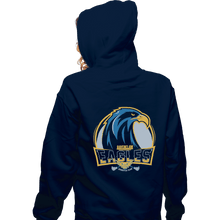 Load image into Gallery viewer, Shirts Zippered Hoodies, Unisex / Small / Navy Ravenclaw Eagles