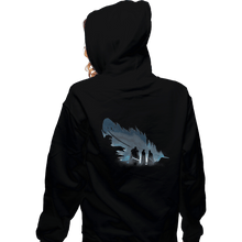 Load image into Gallery viewer, Shirts Zippered Hoodies, Unisex / Small / Black Lyanna's Feather