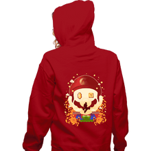 Load image into Gallery viewer, Daily_Deal_Shirts Zippered Hoodies, Unisex / Small / Red Mario Memories