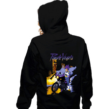 Load image into Gallery viewer, Shirts Zippered Hoodies, Unisex / Small / Black Purple Vegeta