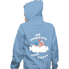 Load image into Gallery viewer, Daily_Deal_Shirts Zippered Hoodies, Unisex / Small / Royal Blue No Thoughts
