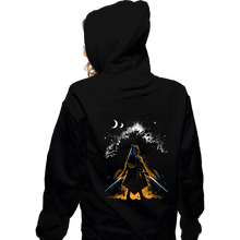 Load image into Gallery viewer, Daily_Deal_Shirts Zippered Hoodies, Unisex / Small / Black Twin Blade Fulcrum
