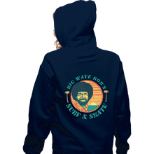 Load image into Gallery viewer, Shirts Zippered Hoodies, Unisex / Small / Navy Big Wave Bob