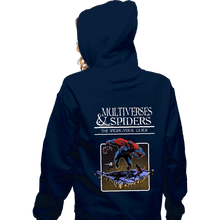 Load image into Gallery viewer, Secret_Shirts Zippered Hoodies, Unisex / Small / Navy Multiverses And Spiders