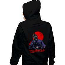 Load image into Gallery viewer, Secret_Shirts Zippered Hoodies, Unisex / Small / Black Zomjimbo