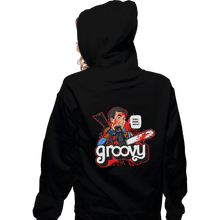 Load image into Gallery viewer, Shirts Zippered Hoodies, Unisex / Small / Black Heartthrob Ash