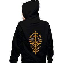Load image into Gallery viewer, Secret_Shirts Zippered Hoodies, Unisex / Small / Black Hero Power