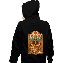 Load image into Gallery viewer, Daily_Deal_Shirts Zippered Hoodies, Unisex / Small / Black Stained Glass Gods