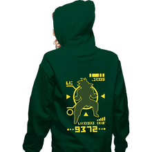 Load image into Gallery viewer, Shirts Zippered Hoodies, Unisex / Small / Irish Green Saiyan Power Over 9000