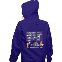 Load image into Gallery viewer, Shirts Zippered Hoodies, Unisex / Small / Violet Spat Shop