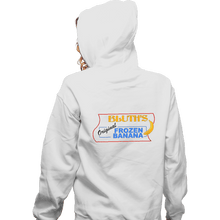 Load image into Gallery viewer, Secret_Shirts Zippered Hoodies, Unisex / Small / White Bluth Bananas
