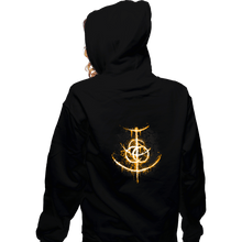 Load image into Gallery viewer, Daily_Deal_Shirts Zippered Hoodies, Unisex / Small / Black Tarnished Glow